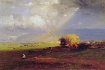 George Inness : Passing Clouds Passing Shower